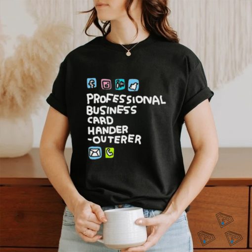 Zoebreadtok Professional Business Card Hander Outerer Shirt