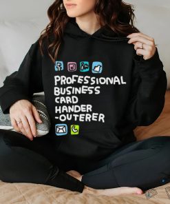 Zoebreadtok Professional Business Card Hander Outerer Shirt