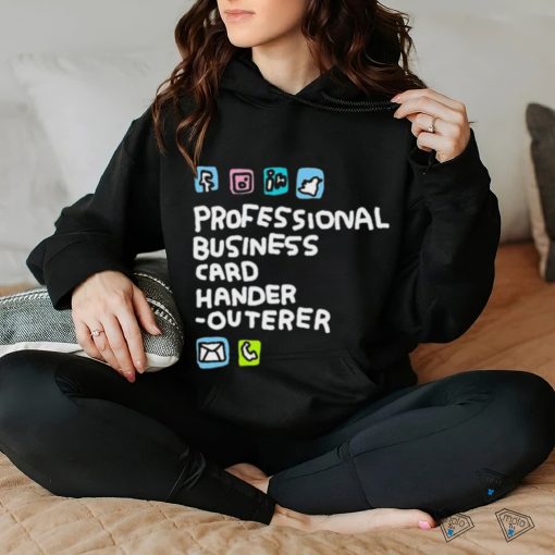 Zoebreadtok Professional Business Card Hander Outerer Shirt