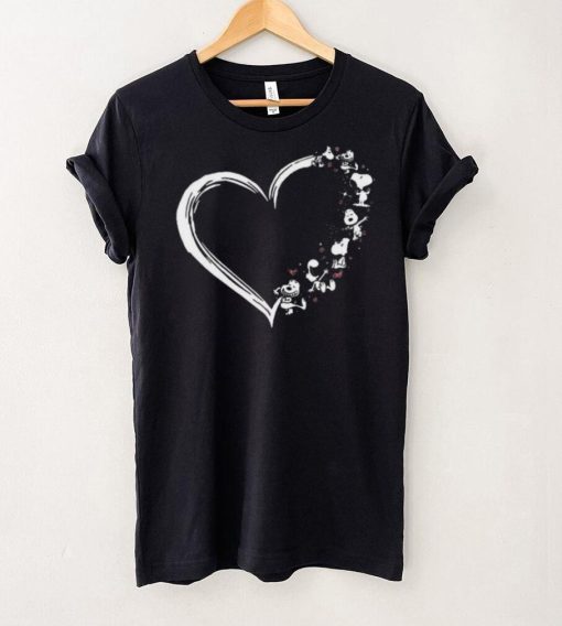 love heart snoopy dancing shirt