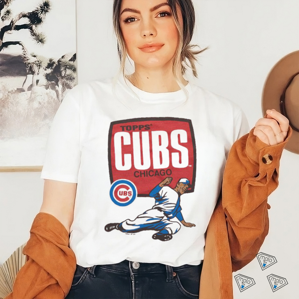 mlb x topps chicago cubs shirt T Shirt - Limotees
