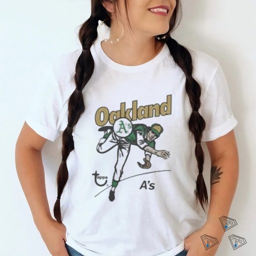 mlb x topps oakland athletics shirt T Shirt