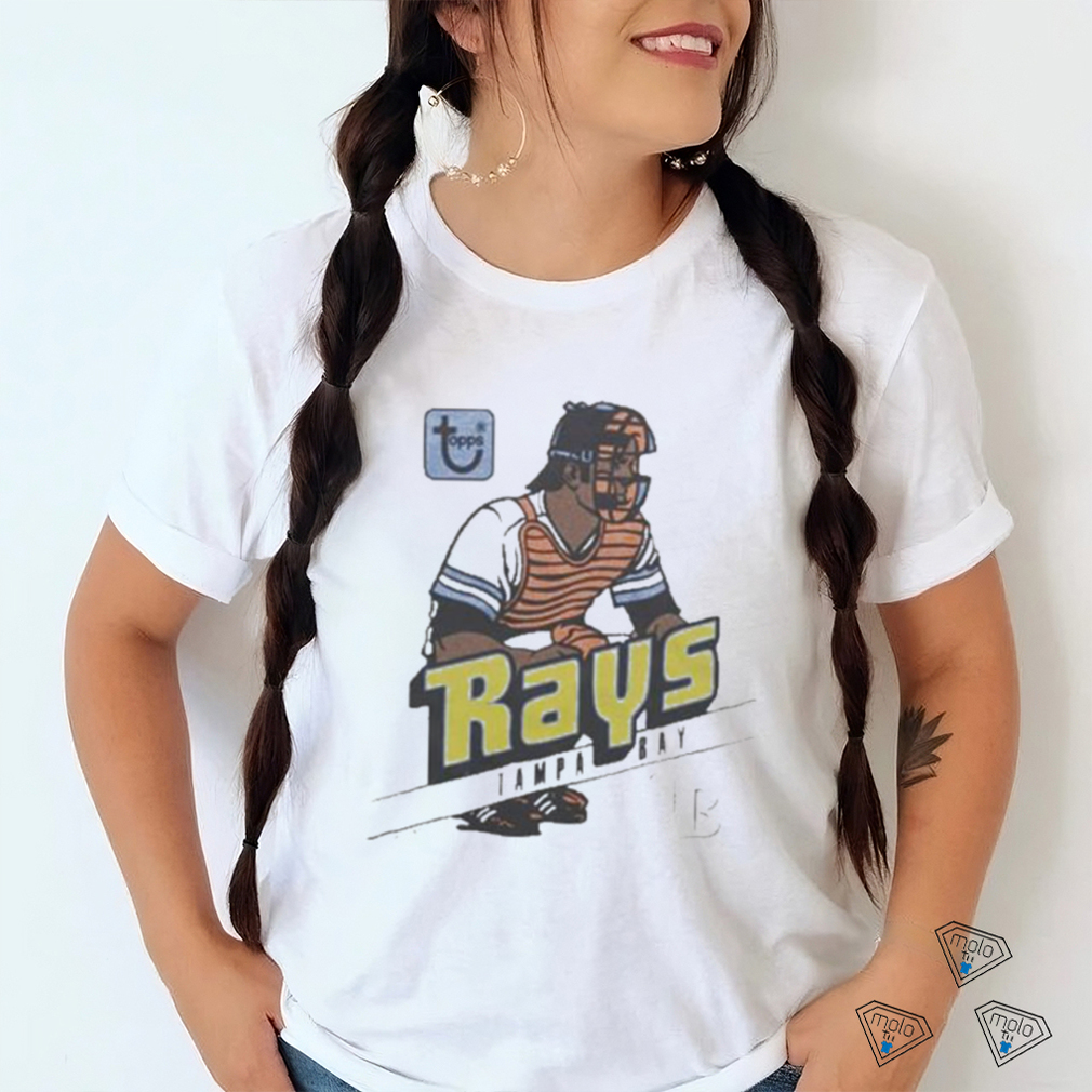 mlb x topps tampa bay rays shirt T Shirt - Limotees