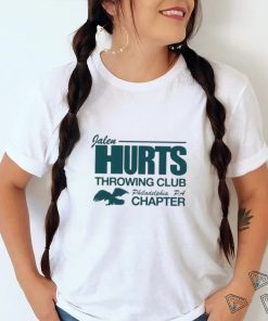 official jalen hurts throwing club philadelphia pa chapter t shirt T Shirt