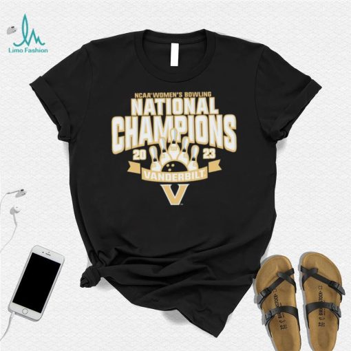 vanderbilt commodores 2023 ncaa womens bowling national champion logo shirt shirt den