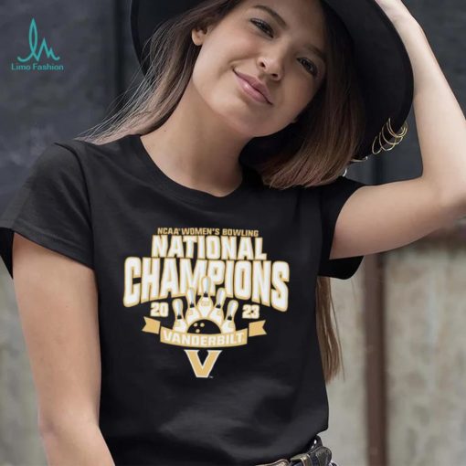 vanderbilt commodores 2023 ncaa womens bowling national champion logo shirt shirt den