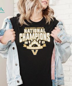 vanderbilt commodores 2023 ncaa womens bowling national champion logo shirt shirt den