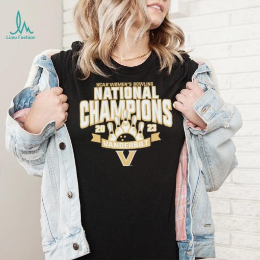 vanderbilt commodores 2023 ncaa womens bowling national champion logo shirt shirt den