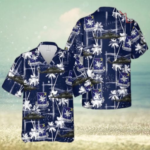 160th Special Operations Aviation Regiment Sikorsky Uh 60 (mh 60m) Hawaiian Shirt Outfit
