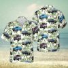 NEW FASHION 2023 Columbus Blue Jackets Hawaiian shirt Tropical Flowers summer for fans