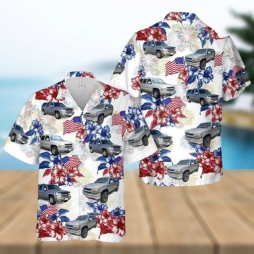 2001 Chevrolet Suburban Button Up Hawaiian Shirt