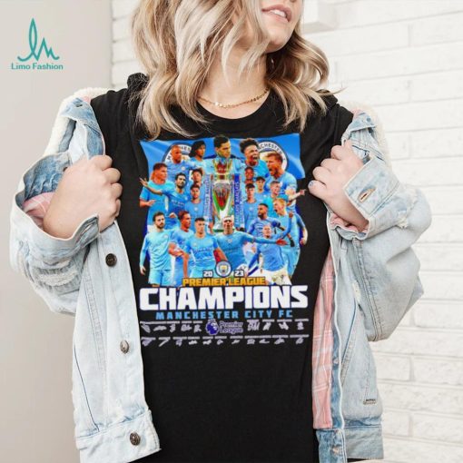 2023 Premier League Champions Manchester City FC signature shirt