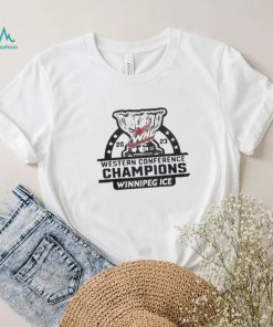 2023 Whl Western Conference Champions Winnipeg Ice shirt