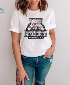 2023 Whl Western Conference Champions Winnipeg Ice shirt