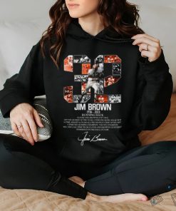 32 Jim Brown Cleveland Browns, Jim Brown 1936 2023 Rip Signatures Shirt