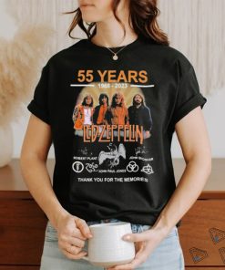 55 Years 1968 – 2023 Led Zeppelin Thank You For The Memories T Shirt