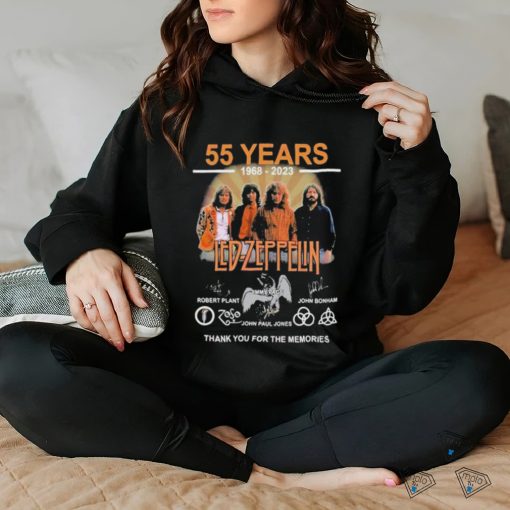 55 Years 1968 – 2023 Led Zeppelin Thank You For The Memories T Shirt