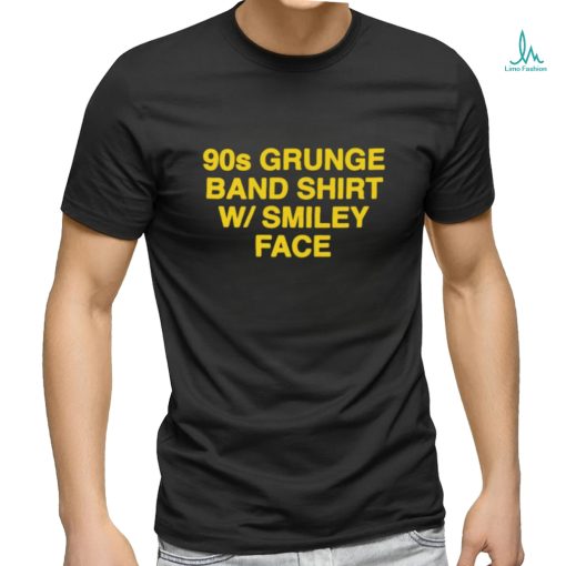90s Grunge Band Shirt  Smiley Face shirt