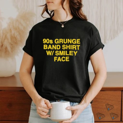 90s Grunge Band Shirt  Smiley Face shirt