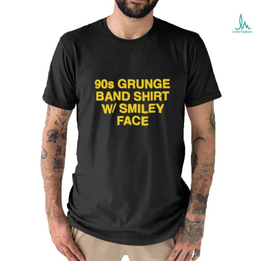 90s Grunge Band Shirt  Smiley Face shirt