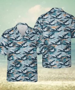 A Lockheed Wc 130h Of The 198th Airlift Squadron At Muniz Angb, San Juan Hawaiian Shirt Outfit