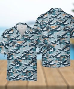 A Lockheed Wc 130h Of The 198th Airlift Squadron At Muniz Angb, San Juan Hawaiian Shirt Outfit