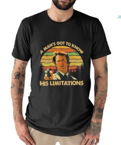 A Man’s Got To Know His Limitations Clint Eastwood T Shirt