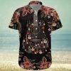 Aircraft Hawaiian Graphic Print Short Sleeve Hawaiian Casual Shirt