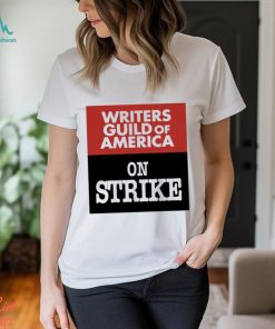 Adam Conover Writers Guild Of America On Strike Shirt