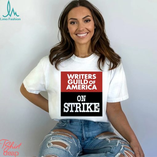 Adam Conover Writers Guild Of America On Strike Shirt