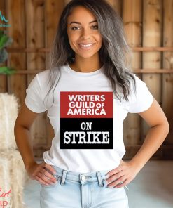 Adam Conover Writers Guild Of America On Strike Shirt