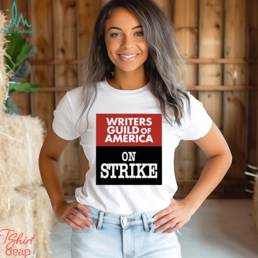 Adam Conover Writers Guild Of America On Strike Shirt