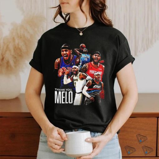After 19 Seasons In The NBA Carmelo Anthony Has Retired Thank you For Everything Vintage T Shirt