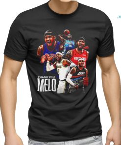 After 19 Seasons In The NBA Carmelo Anthony Has Retired Thank you For Everything Vintage T Shirt