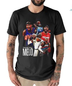 After 19 Seasons In The NBA Carmelo Anthony Has Retired Thank you For Everything Vintage T Shirt