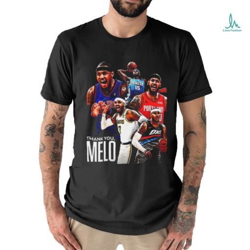 After 19 Seasons In The NBA Carmelo Anthony Has Retired Thank you For Everything Vintage T Shirt