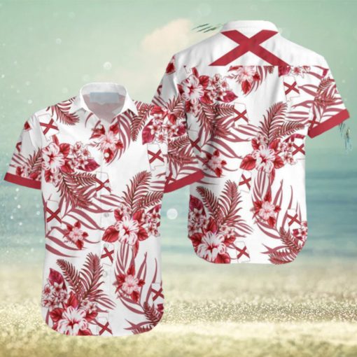 Alabama Proud Aloha Hawaiian Shirts Gift For Summer Vacation