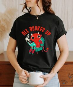 All Booked Up Devil art shirt, hoodie, sweater, long sleeve and tank top All Booked Up Devil art shirt