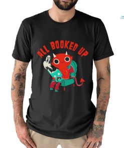 All Booked Up Devil art shirt, hoodie, sweater, long sleeve and tank top All Booked Up Devil art shirt