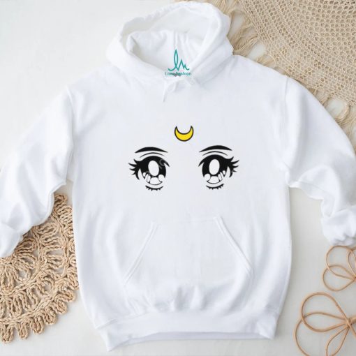 Alplicable Sailor Moon Face Long Sleeve Tee Shirt