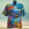 Aircraft Hawaiian Graphic Print Short Sleeve Hawaiian Casual Shirt