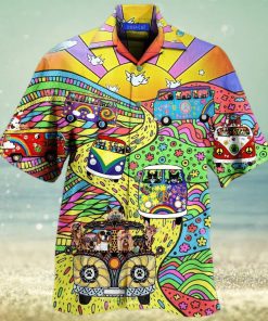 Amazing Colorful Stay Trippy Litttle Hippie Unisex Hawaiian Shirt