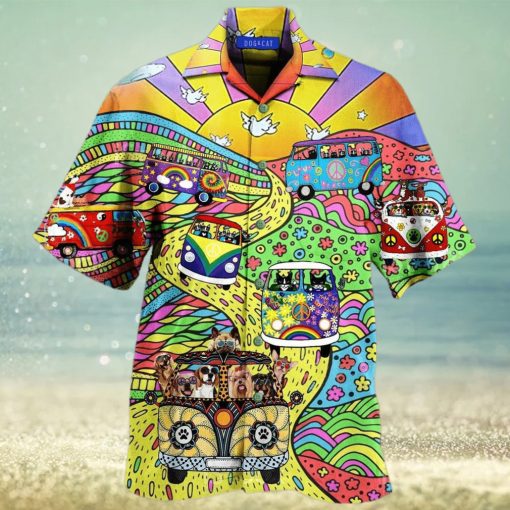 Amazing Colorful Stay Trippy Litttle Hippie Unisex Hawaiian Shirt