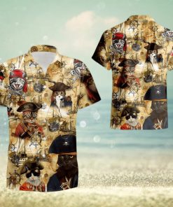 Amazing Pirate Cat Unisex Hobbies Summer Gift Hawaiian Shirt For Men And Women