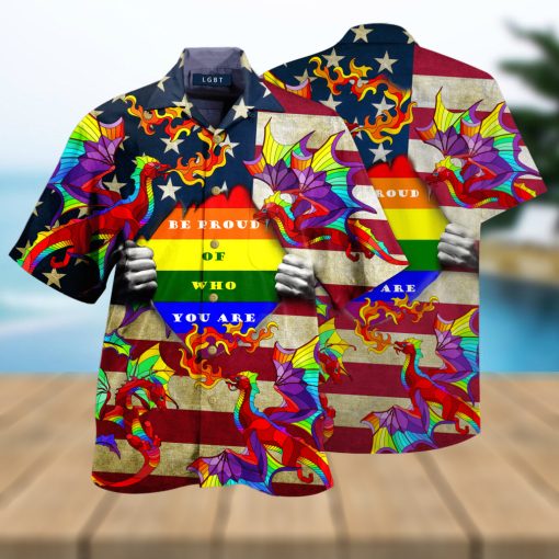 Amazing Rainbow Dragon Hawaiian Shirt