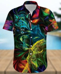 Amazing Wolves Hawaiian Shirt