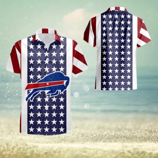 American Flag Buffalo Bills Hawaii Summer Hawaiian Shirt For Men And Women