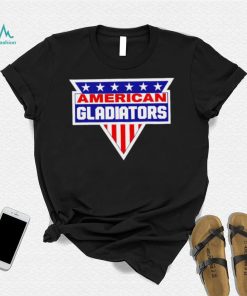 American Gladiators American flag logo shirt