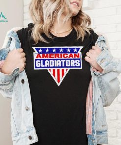 American Gladiators American flag logo shirt