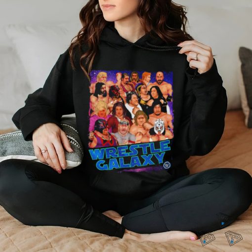 Andrew Everett W3 Wrestle Galaxy cartoon shirt